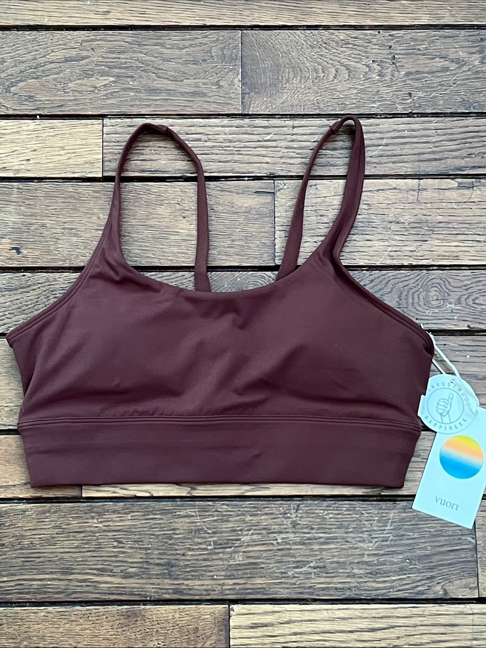 Vuori Burnt Sienna Yosemite Longline Sports Bra Size Small New With Tags NWT